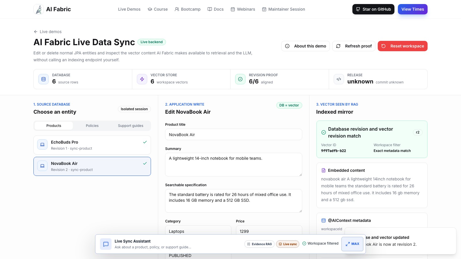 AI Fabric Framework - Java AI Enablement for Spring Boot